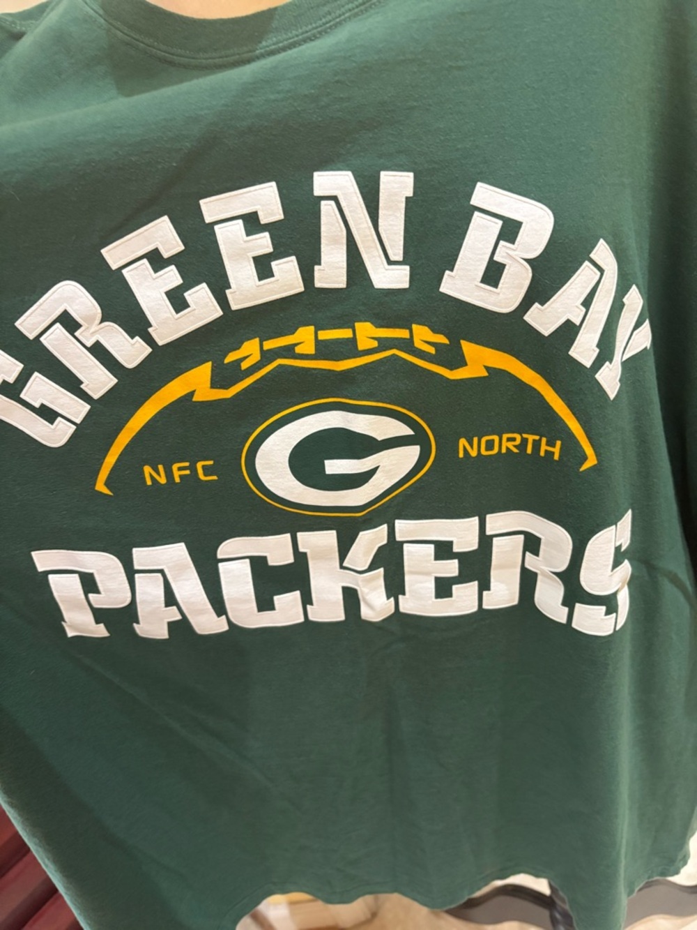 NFL Pro Line Green Graphic agree Bay Packers Tee - 4XL - Picture 8 of 9
